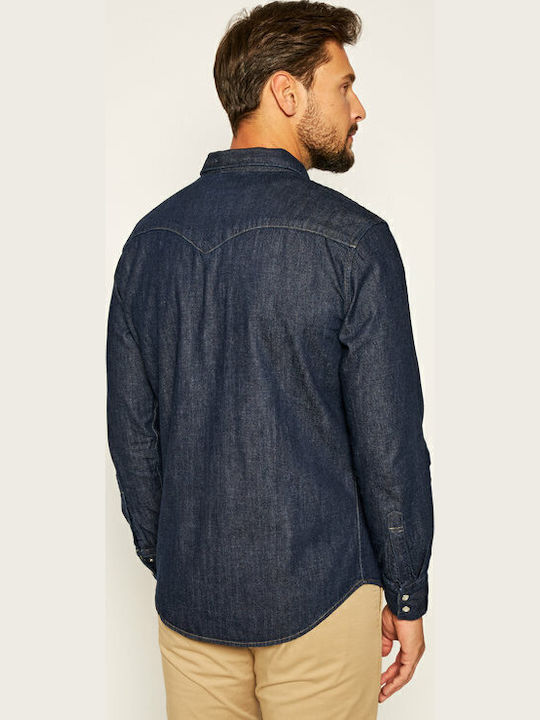 Levi's Barstow Western Standard Τζιν Πουκάμισο Μπλε