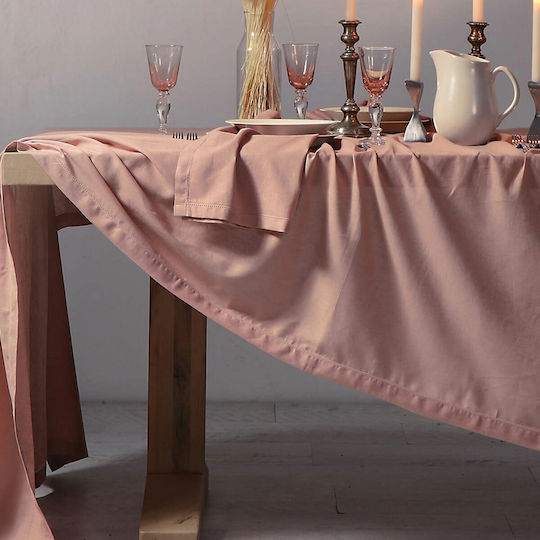 Nef-Nef Homeware Τραπεζομάντηλο Cotton-Linen English Rose 150x250εκ.