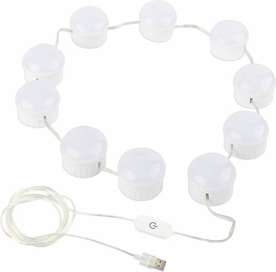 Vanity Mirror LED Light με Αυτοκόλλητα