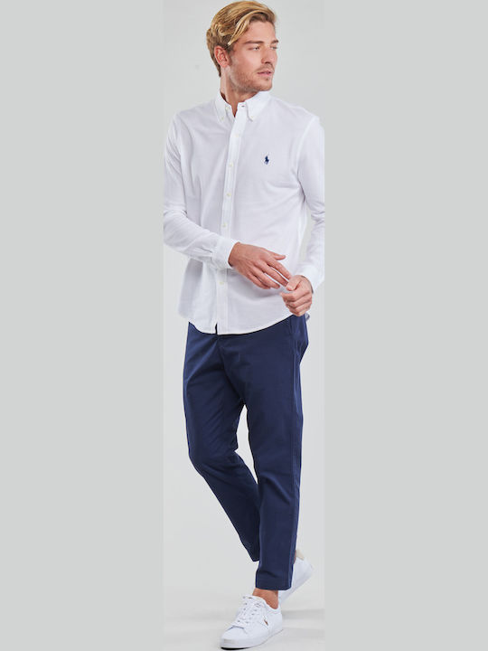 Long-sleeved Cotton Shirt White