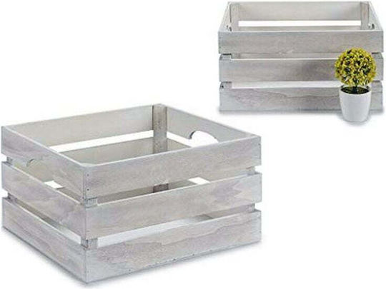 Gift Decor Διακοσμητικό Καφάσι Κήπου Ξύλινο 36x18x26εκ. 81841