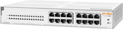 Aruba Instant On 1430 16G Class4 Verwaltet L2 PoE Switch mit 16 Ports Gigabit (1Gbps) Ethernet