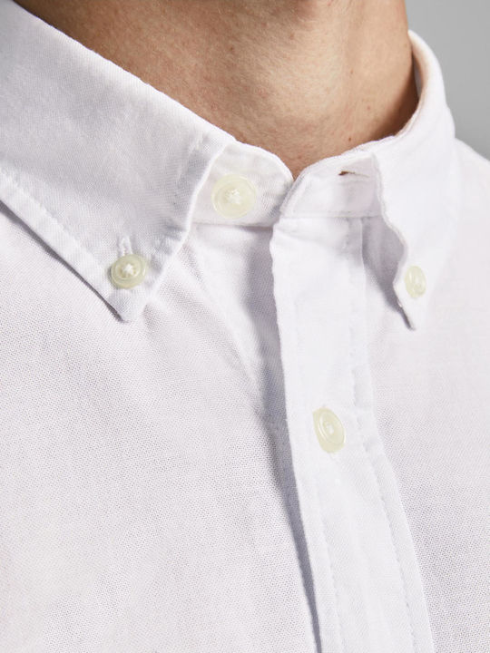Long-sleeved Cotton Shirt White