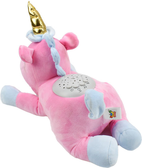 Sleep Toy Unicorn made of Fabric with White Noise and Music for 0++ Months