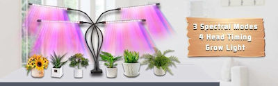 Schreibtisch Wachstumslicht mit LED mit 4 Full Spectrum Lampen
