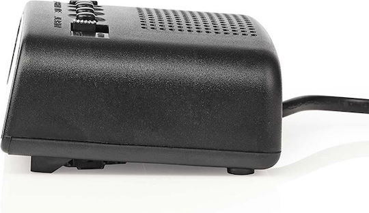 Nedis Tischuhr Digital LED Kunststoff mit Wecker & Tischradio Schwarz CLDK008BK