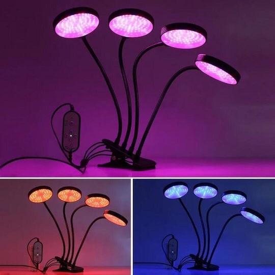 Desk Grow Light with LED and Power 240W with 4 360° lamps