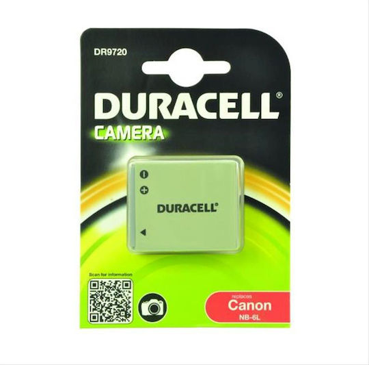 Duracell Μπαταρия за фотоапарат DR9720 Литиево-йонни (Li-Ion) 1000mAh Съвместима с Canon