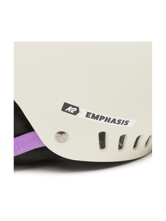 K2 Emphasis Damen Ski & Snowboard Helm Champagne