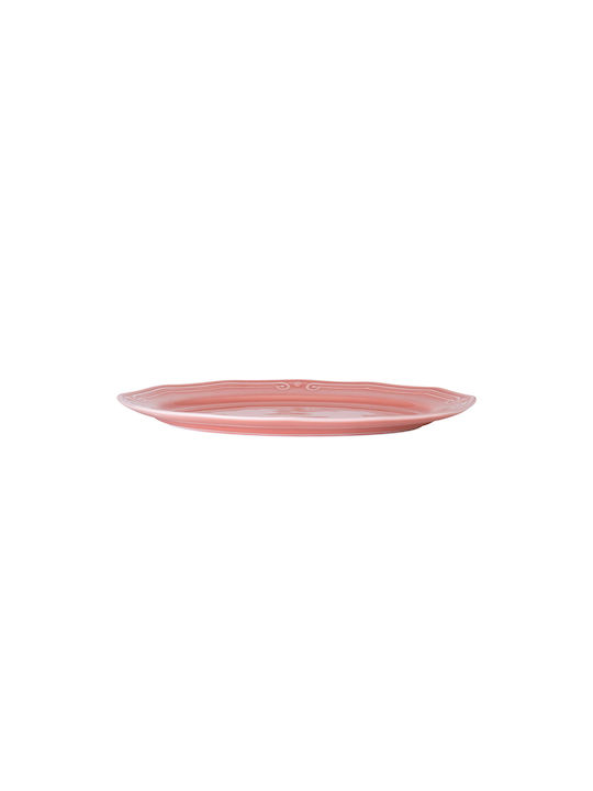 Estia Athénée Serving Platter Oval made of Porcelain Pink 36x26cm
