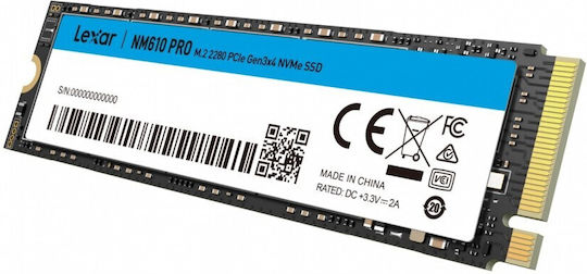 Lexar NM610PRO SSD 2TB M.2 NVMe PCI Express 3.0 LNM610P002T-RNNNG