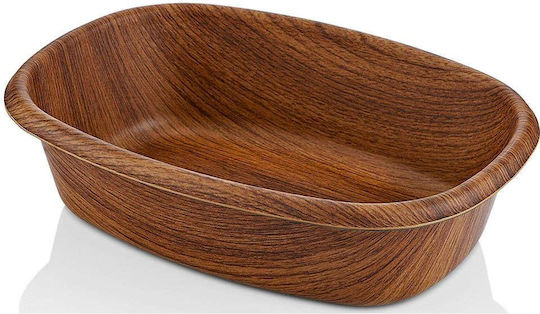 Evelin Brotkorb Kunststoff Braun 29x29x6.5cm