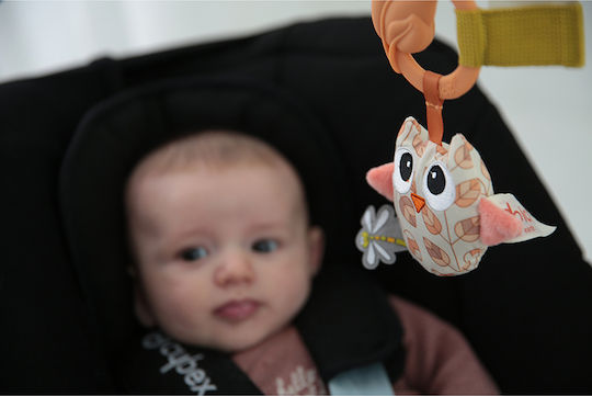 Baby Oliver Окачен Играчка За автомобил с гризалка Oliver бухалът
