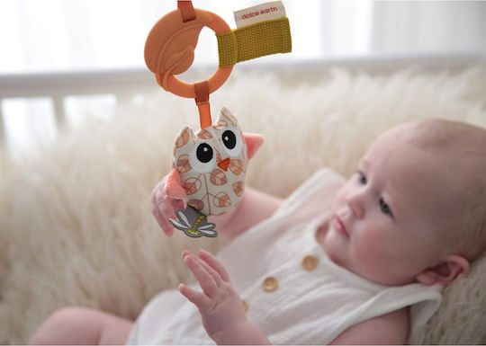 Baby Oliver Окачен Играчка За автомобил с гризалка Oliver бухалът