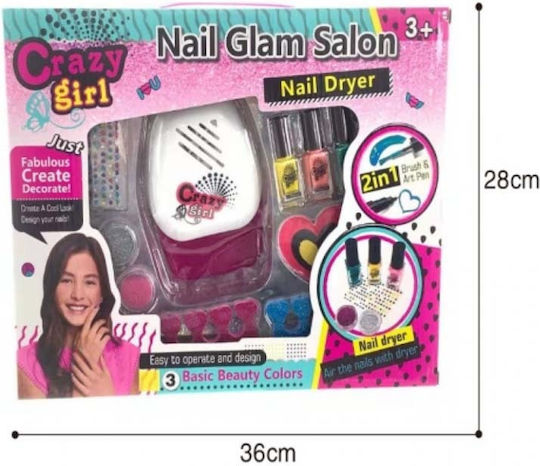 Kider Toys Nail Glam Salon Παιχνίδι Μανικιούρ