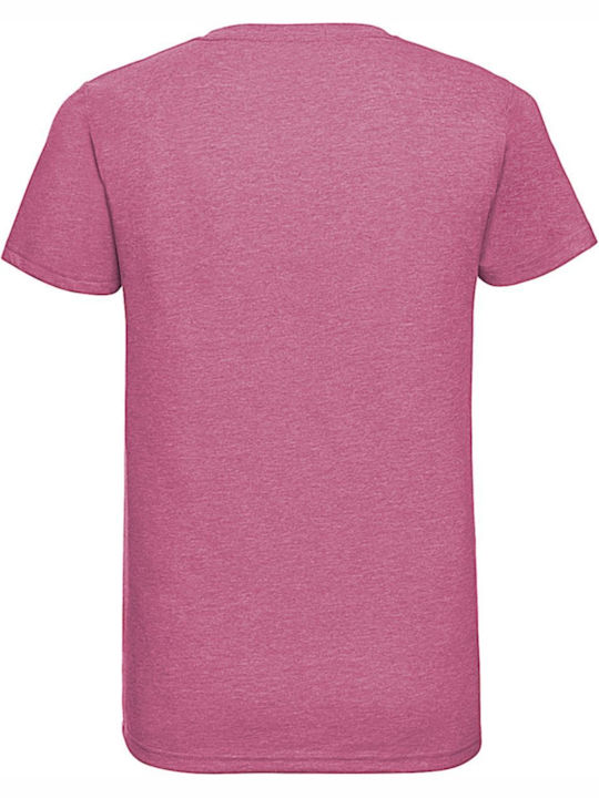 Russell Europe Men's Short Sleeve Promotional T-Shirt Pink