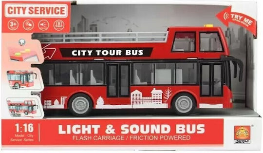 Group Operation City Tour Bus Scale 1:16 for 3+ Years