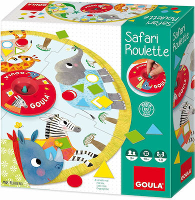 Goula Board Game Safari Roulette for 1-6 Players 3+ Years 53156 (EN)