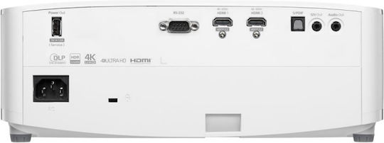 Optoma UHD35STX 3D Проектор DLP 4K Ultra HD Обикновена лампа с вградени високоговорители Бял