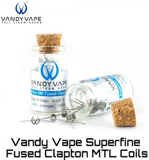 Vandy Vape MTL Clapton Coils Ni80 Wire for D.I.Y E-Cigarette
