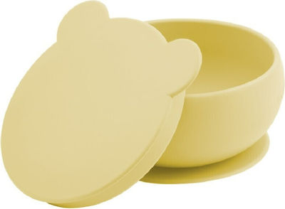 Minikoioi Feeding Set made of Silicone Yellow 3pcs