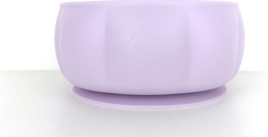 Baby Cloud Silicone Toddler Bowl Purple