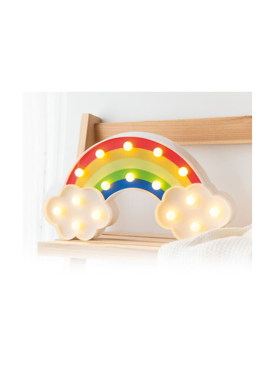 Kiokids Led Παιδικό Διακοσμητικό Φωτιστικό Πολύχρωμο 30x18cm