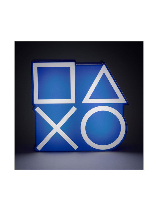 Paladone Kids Decorative Lamp Playstation Icons Blue 15x16x16εκ.