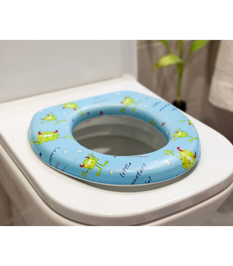 Kiokids Kleinkinder-Toilettensitz Little Monsters Hellblau
