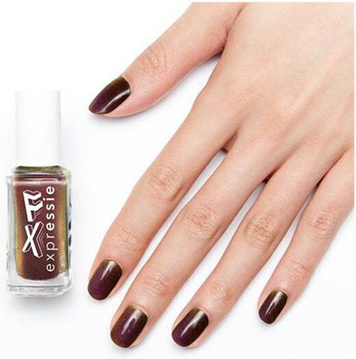 Essie FX Expressie Glazed Pearl Nail Polish Quick Dry 450 Oil Slick Filter 10ml