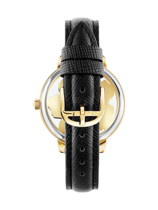 Ted Baker Lilabel Women's Watch with Black Leather Strap