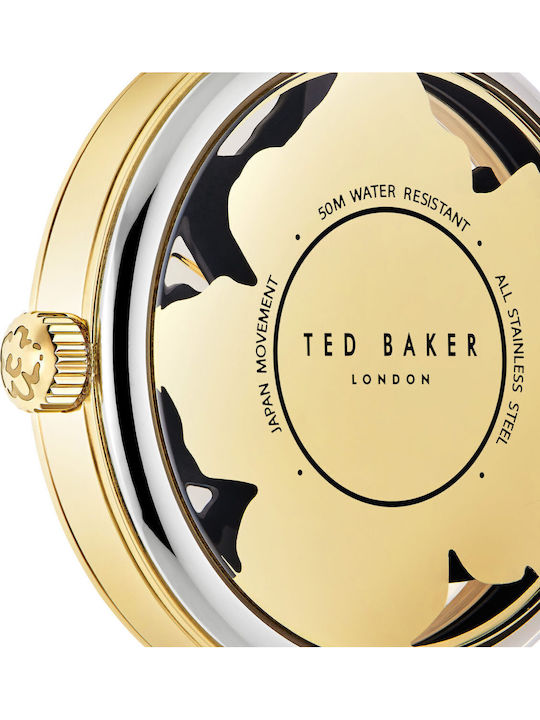Ted Baker Lilabel Women's Watch with Black Leather Strap