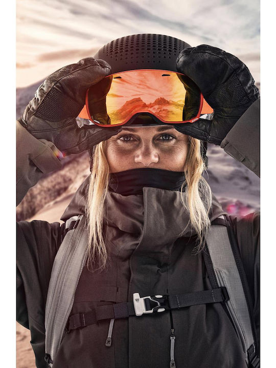 Alpina Estetica Q-Lite Masca de schi și snowboard Pentru adulți Roșu cu Lentilă în culoarea Roșu