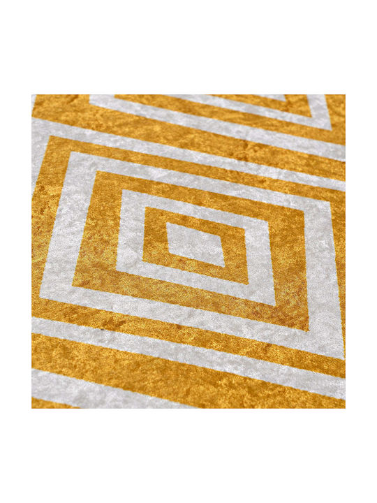 Beauty Home 9762 Kids Rug Yellow Round with Diameter 140cm