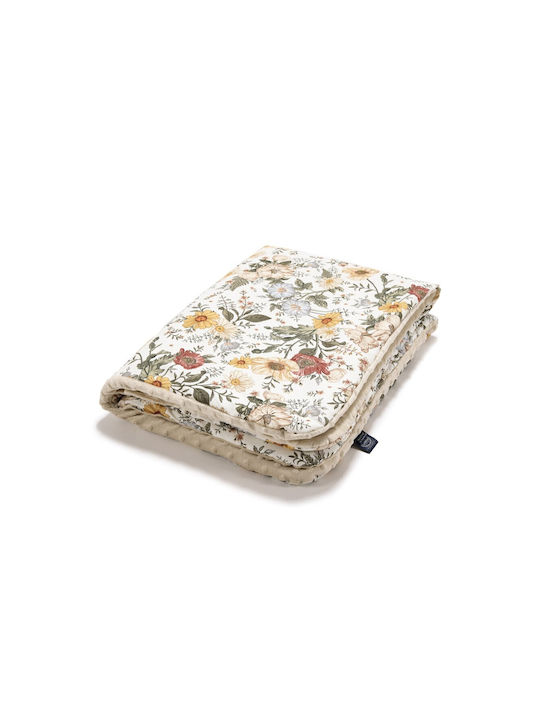 La Millou Blanket Cot Vintage Meadow Beige 110x140cm