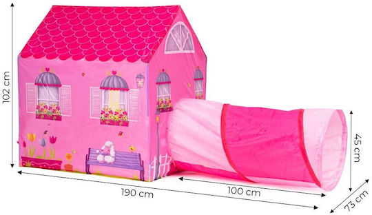 Children's Little House Tent Iplay Pink For Age 3 And Up