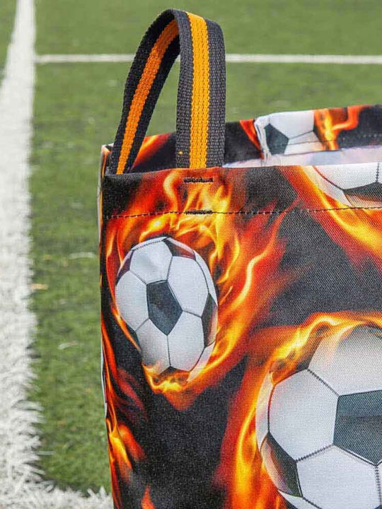 Lyc Sac Детска кошница за играчки Fireball Черен 50x45x50см 1бр