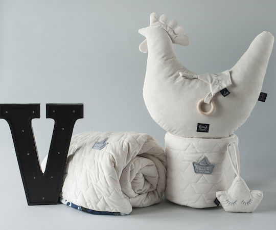 La Millou Velvet Crib Bumpers Classic Inside Gray 25x210cm 103.00713