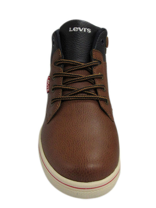 Levi's Kids Boots with Lace Tabac Brown