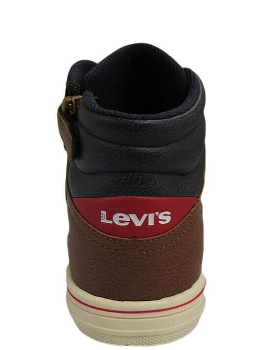 Portland Kids Boots with Laces Tabac Brown