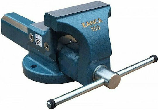 Kanca Fixed Countertop Steel Vise with Maximum Opening 135mm