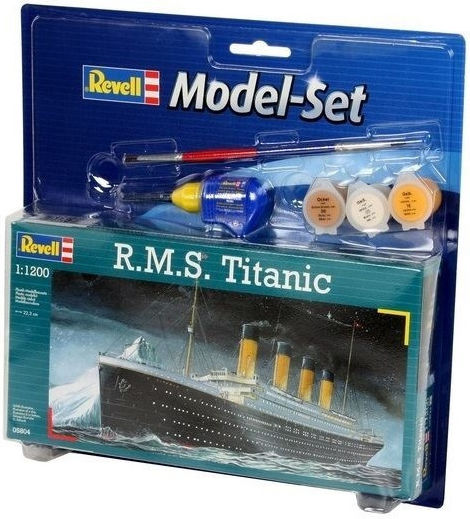 Revell Φιγούρα Μοντελισμού Πλοίο R.M.S Titanic 40 Κομματιών σε Κλίμακα 1:1200 με Κόλλα και Χρώματα 22.3εκ.