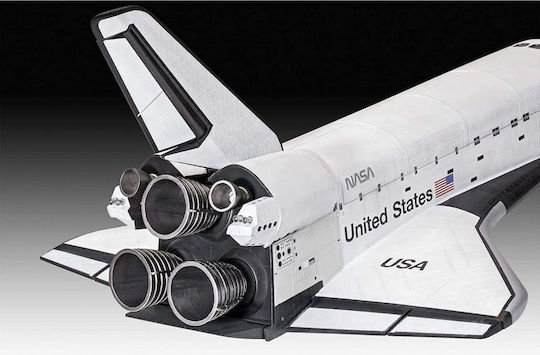 Revell Space Shuttle 40th. Anniversary Фигура за Моделизъм Космически кораб 111 Части в Мащаб 1:72 с Лепило и Бои 48.9x36см.