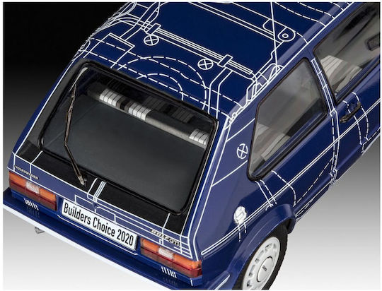 Revell Volkswagen Collection Golf Gti Builders Choice Modeling Figure Car Blue 118 Pieces in Scale 1:24