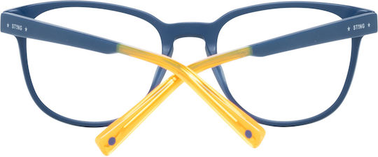 Sting Femei Plastic Rame Ochelari Albastru marin VST302 4G5M