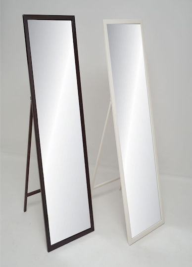 Liberta Slim Καθρέπτης με Wenge Ξύλινο Πλαίσιο 146x45cm