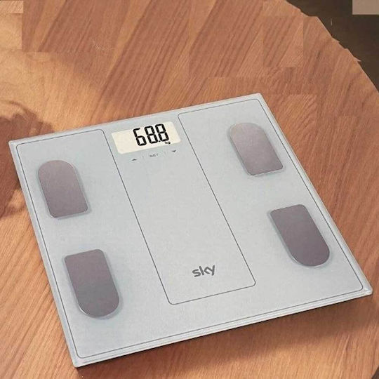 Cerul Cantar Digital De Baie 150kg Argintiu EF813H