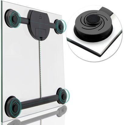 DictroLux 738102 Digital Badezimmerwaage in Transparent Farbe