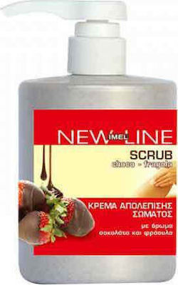 Imel New Line Scrub Σώματος Choco - Strawberry 500ml