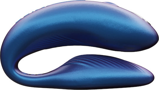 We-Vibe Chorus Couples Vibrator Mini Δονητής για Ζευγάρια με Απομακρυσμένο Έλεγχο 7.8cm Cosmic Blue